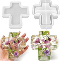 RESINWORLD Cross Box Silicone Mold Jar Storage Silicone Mold for Resin C... - $23.77