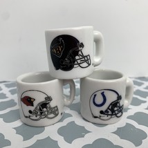 NFL Mini Ceramic Coffee Cups Mugs 1&quot; x 1&quot; in size - Pick Your Favorite T... - $9.99