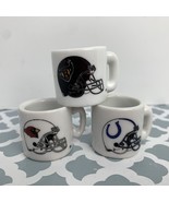 NFL Mini Ceramic Coffee Cups Mugs 1&quot; x 1&quot; in size - Pick Your Favorite T... - £7.91 GBP
