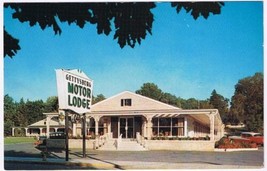 Postcard Gettysburg Motor Lodge Gettysburg Pennsylvania - $2.96