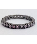 Lauren G Adams Stackable Eternity Ring, Size 6, R-2102-Black Ruthenium New - $32.46 CAD