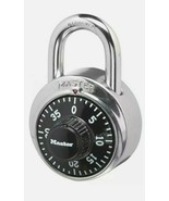 NEW Master Lock 1500D, Preset Combination Padlock, 1-7/8 in. Wide, Black... - £6.71 GBP