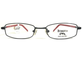 Technolite Flex Kids Eyeglasses Frames TLF 1008 BK/RD Black Red 48-17-130 - £36.66 GBP