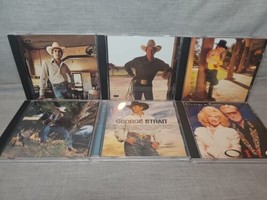 Lot of 6 George Strait CDs: Strait Out of the Box Discs 1-4, Icon, Tammy Wynette - £17.20 GBP
