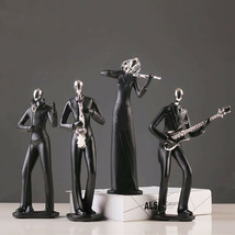 MUSIC CREW Creative European Modern Home Décor Figurine Resin Sculpture Statue - £34.45 GBP