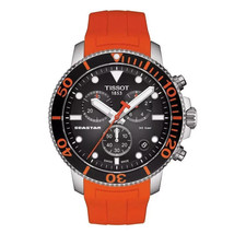 Reloj Tissot Seastar 1000 T120.417.17.051.01 PLATA/NARANJA/NEGRO Para Hombre ... - £261.78 GBP