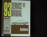 1993 Oldsmobile Achieva Servizio Negozio Riparazione Officina Manuale OEM - $9.90