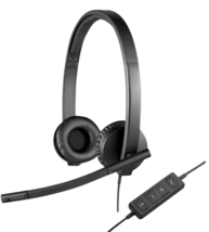 Logitech USB Stereo Headset Over The Ear Noise Cancelling Headphones H570e - £14.04 GBP