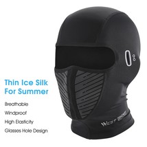 WEST BI 3D Reflective Windproof Motorcycle Hood Mask UV Protection Balaclava All - £31.04 GBP