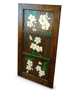 Painting On Teakwood 31 1/2-39 3/8in Mural Frangipani Leelawadee Thailan... - $156.75+