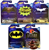 BATMAN - Batman Theme 5 Piece Set   Die-Cast Vehicles/Models BY Hot Wheels - $582.07 MXN