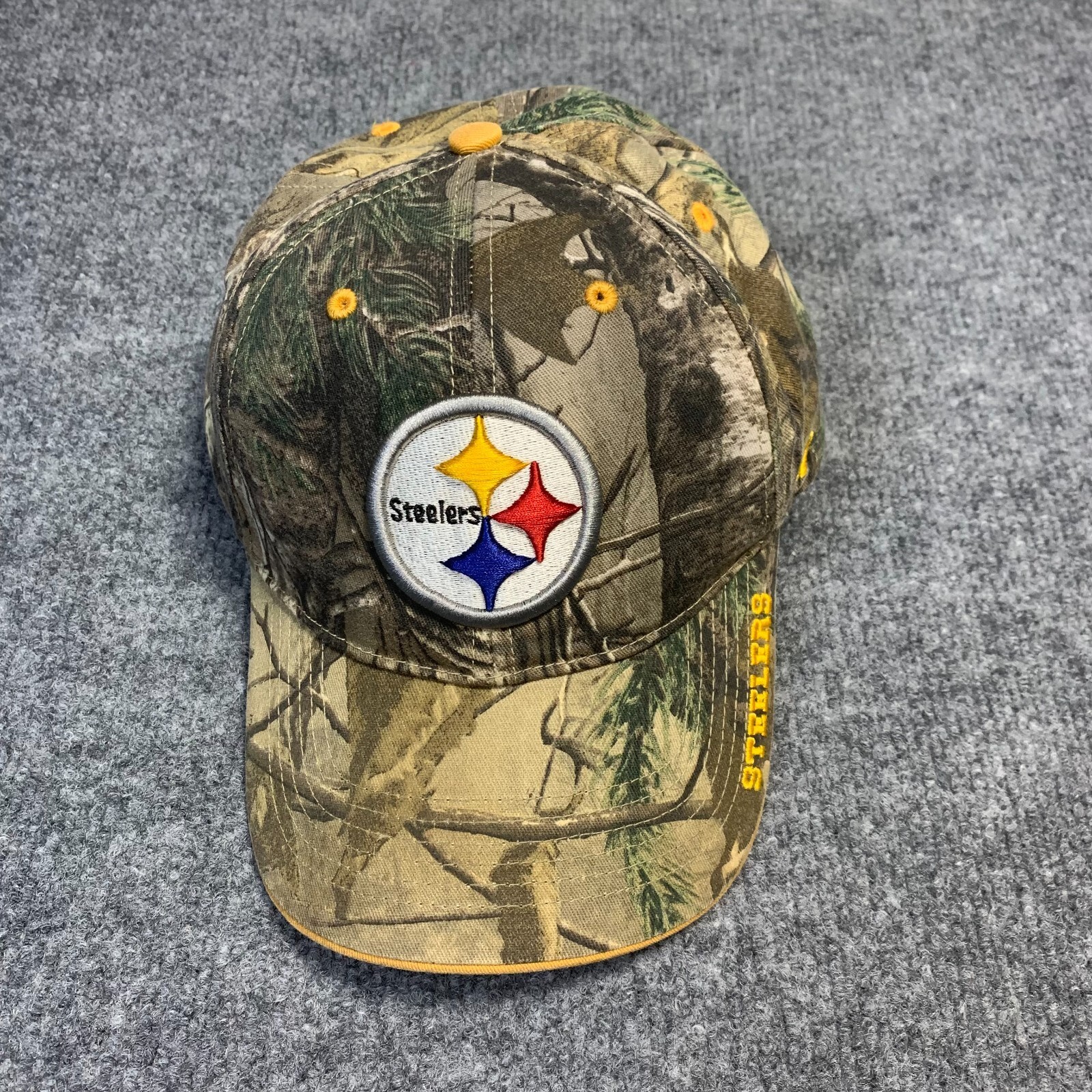 47 brand nfl team tree camo steelers strapback cap - $14.85
