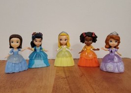 Disney Princess Sofia the First &amp; Friends Folding Figures Dolls Lot of 5 - $9.41