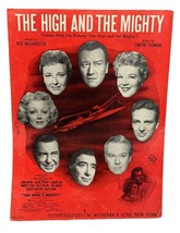 The High and Mighty Piano Sheet Music From Movie 1954 Vintage John Wayne - £7.86 GBP