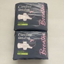 Carefree Breathe Super Absorbency Ultra Thin Pads, 28 Count (14x2) - £20.86 GBP