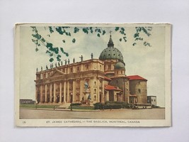  vintage POSTCARD unposted ✉️ ST. JAMES CATHEDRAL The Basilica Montreal ... - £1.94 GBP