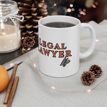 Ceramic Legal Lawyer Mug 11oz | Graduation Lawyer Gift } Coffee Mug OBW - £8.65 GBP