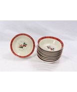 Royal Seasons Christmas Snowmen Soup Cereal Bowls 7&quot; Set of 12 Xmas - $323.95 MXN