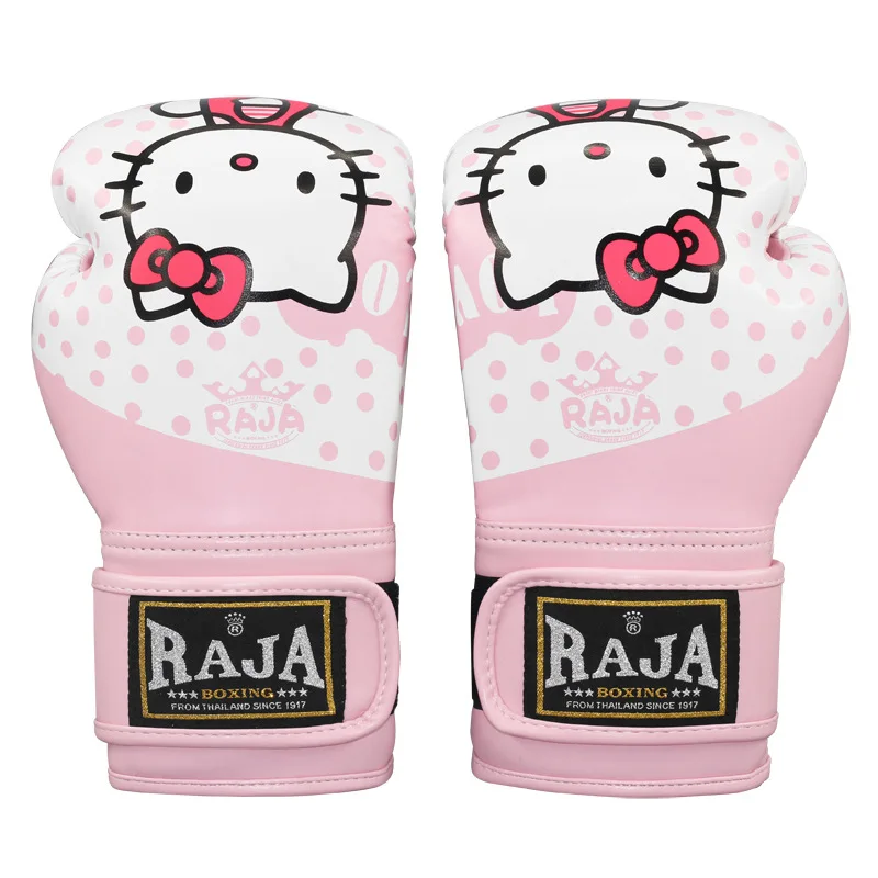 Kawaii Sanrio Children Boxing Gloves Lovely Hello Kitty Professional Sanda - £35.42 GBP+