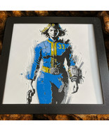 Fallout Girl Art Piece 3D Printed HueForge - With FRAME! 3D ART - $485.32 MXN
