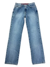 Vtg Y2K Candies Jeans Womens 5 Blue Denim 30&quot; Inseam 9&quot; Mid Rise Straight Leg - £15.18 GBP