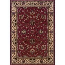 Oriental Weavers Ariana 311C3 8&#39; Square  Square - Red/ Ivory-Polypropylene - £582.82 GBP