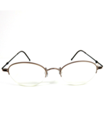 Sonia Rykiel half rim eyeglasses round 65-7609 bronze rim 48-20-145mm - £54.65 GBP