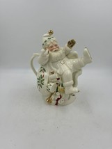 Holiday Santa Collection by Lenox Santa Ice Skating Tea Pot - $20.30