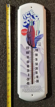 VINTAGE Ice Cold Coca Cola Bottle Gas Station Thermometer Sign  - £72.02 GBP