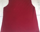 EILEEN FISHER Womens Sweater Size Large 100% Merino Wool Sleeveless Red - £34.58 GBP