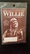 Willie Nelson - Rosemont, Illinois Original 1996 Concert Laminate Backstage Pass - £38.53 GBP