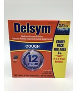 Delsym 12 Hour Cough Relief Grape Flavored Liquid 5 Fl oz Pack of 2 Exp:... - £22.59 GBP