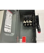 Square D HU362 60A 600V 3-Pole Non-Fusible Safety Switch, NEMA 1 Enclosure - $225.00