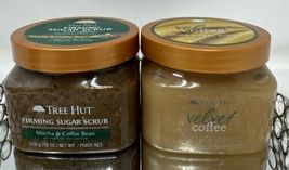 HTF Tree Hut Combo~Mocha &amp; Coffee Bean &amp; Velvet Coffee☕️Shea Sugar Scrub... - $34.16