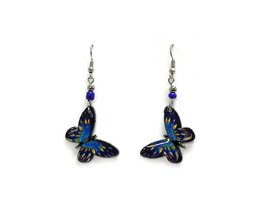 Butterfly Animal Graphic Dangle Earrings - Womens Fashion Handmade Jewel... - $17.81