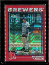 2004 Topps Chrome Xfractor Baseball Card #176 Ben Sheets Milwaukee Brewers - £13.26 GBP