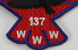 Vintage 2001 Colonneh 137 Pow Wow Blue Border WWW OA Boy Scouts BSA Camp Patch - £9.26 GBP