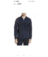 Ted Baker London Men&#39;s Long Sleeve Lydney Colorblock Quarter Zip Polo Sh... - $57.42