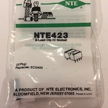 (4) NTE423 Socket for 8 Lead DIP Type Package - Lot of 4 - £11.78 GBP