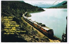 Yukon Postcard White Pass &amp; Yukon Railway Lake Bennett Lunch Stop - £2.36 GBP