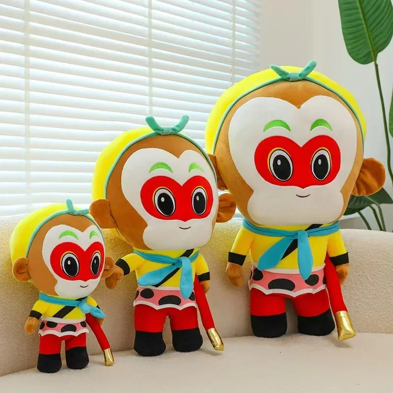 30CM-60CM The Journey To West Birthday Black Myth Wukong Plush Toy Cartoon Desti - $23.40