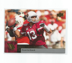 Kurt Warner (Arizona Cardinals) 2009 Upper Deck Card #1 - £4.00 GBP