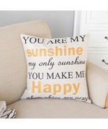 You Are My Sunshine Lyric Pillow Cover - £9.42 GBP