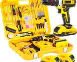 This 21V Tool Kit Includes A Drill, 120Pcs 21V Cordless Drill Set, A 3/8&quot; - $103.97