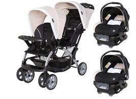 Baby Trend Double Sit N Stand Stroller Travel System with 2 Infant Car Seats - £588.09 GBP