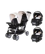 Baby Trend Double Sit N Stand Stroller Travel System with 2 Infant Car S... - £589.92 GBP