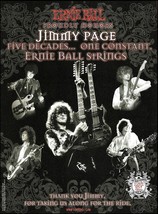 Led Zeppelin Jimmy Page Five Decades w/ Ernie Ball Guitar Strings advertisement - £3.38 GBP