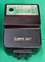 Canon Speedlite 244T Camera Flash 400 ISO with Black Case Tested Working - £11.41 GBP