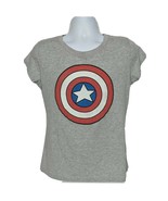 Marvel Youth Captain America Symbol Superhero Comics T-Shirt XXL Short S... - $315.13 MXN