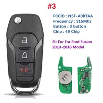 315/434/902Mhz Flip Remote Car Key Fob For  F150 Mondeo Fusion Es Transit Smart  - £78.00 GBP